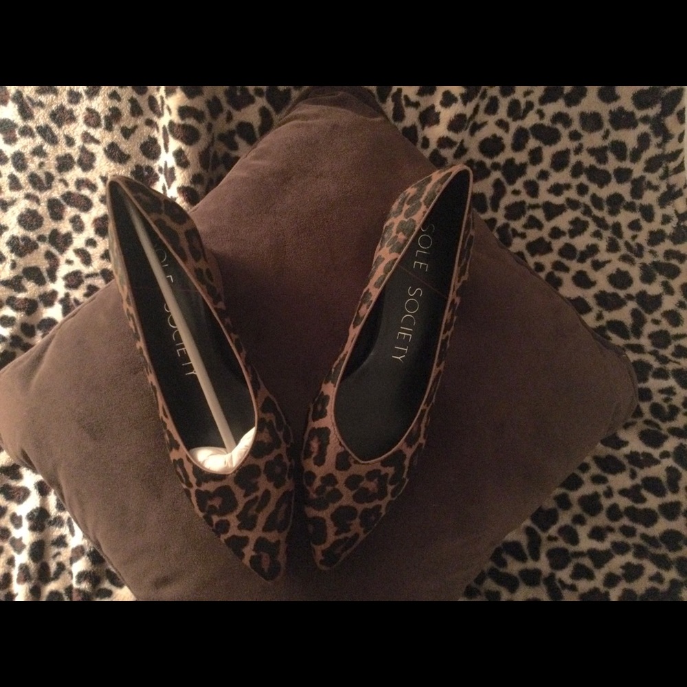 Safari faux fur shoes